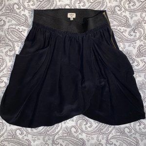 Aritzia Wilfred Free Silk Tulip Skirt.